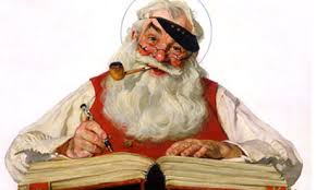 norman rockwell santa